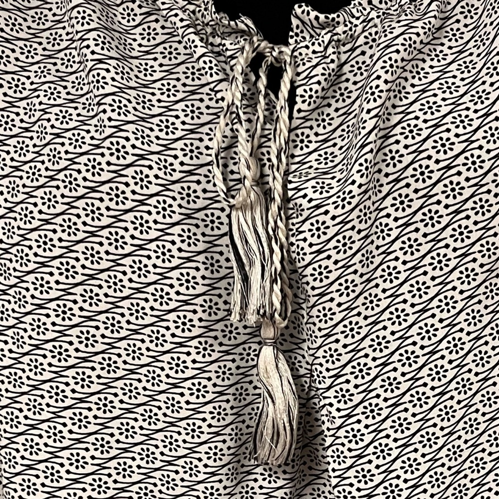 Max Studio Patterned Peasant Blouse - image 5